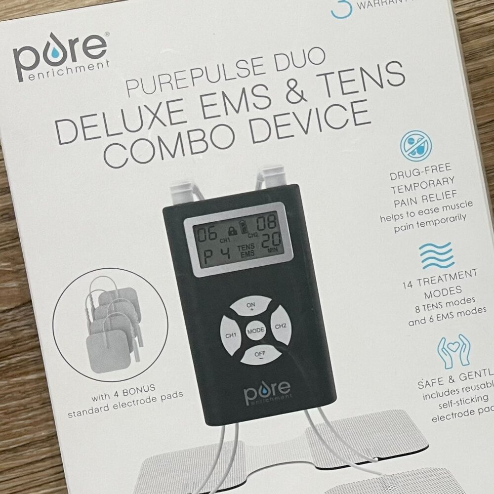 PurePulse™ Duo TENS and EMS Combo Device [NEW]